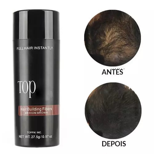 Conjunto de fibras de cabelo, 3 peças, 27.5g, pós de recrescimento, fibra de construção de cabelo, queratina natural, pó de estilo, optimizador, crescimento denso do cabelo